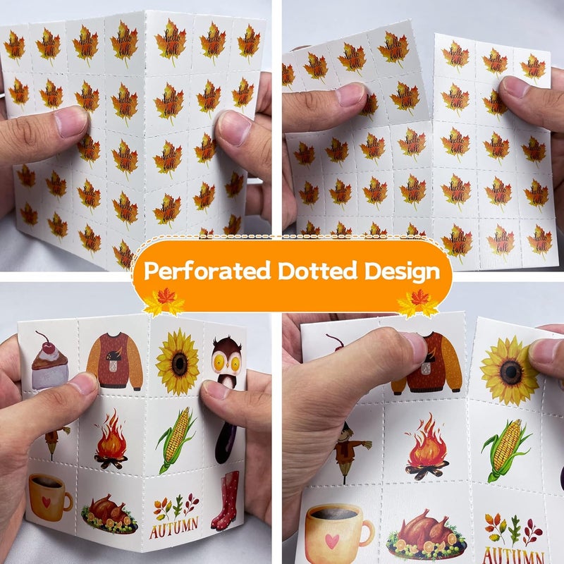 Joy Bang Fall Festival Games, Fall Bingo Cards for 24 Players Harvest Game Fall Crafts for Kids Adults Autumn Thanksgiving Party Favors Supplies Activities for Kids Family Classroom - Image 4